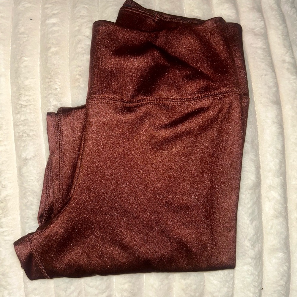 Nike Metallic Brown Dri-FIT Leggings